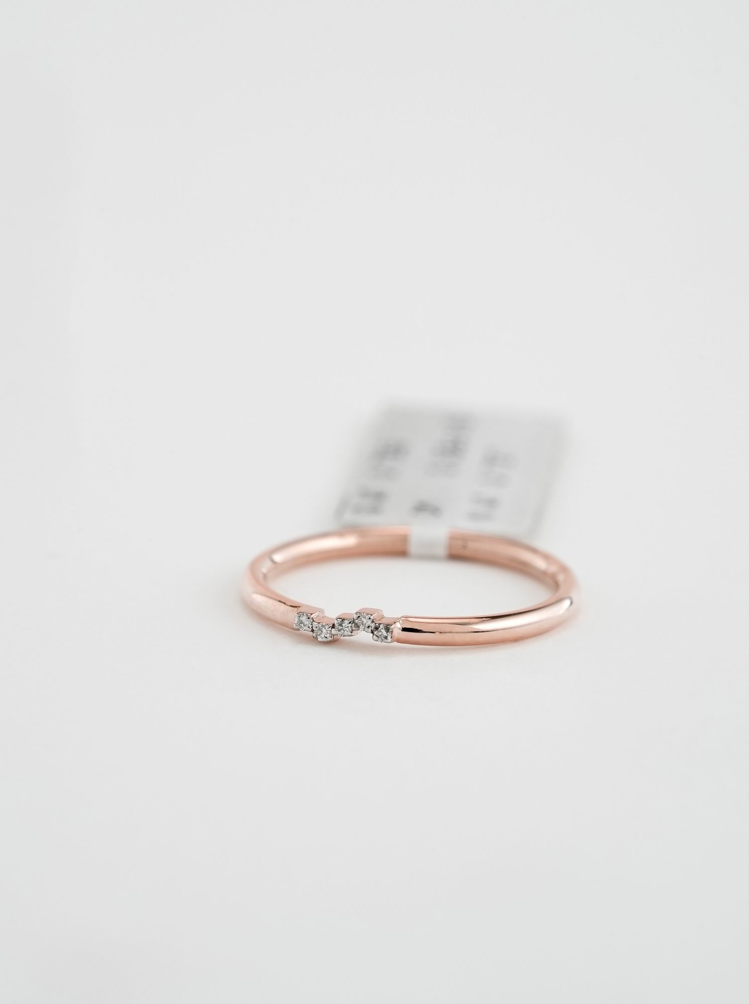 Rose Gold 18KT Diamond Ring - 014