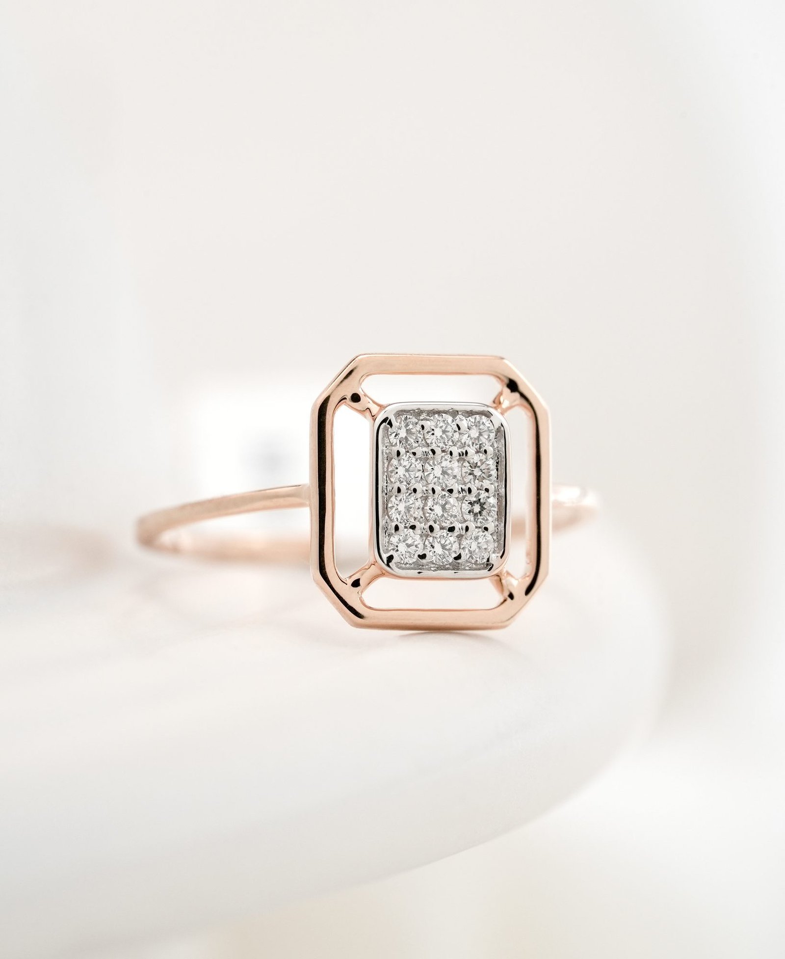 Rose Gold Diamond Ring