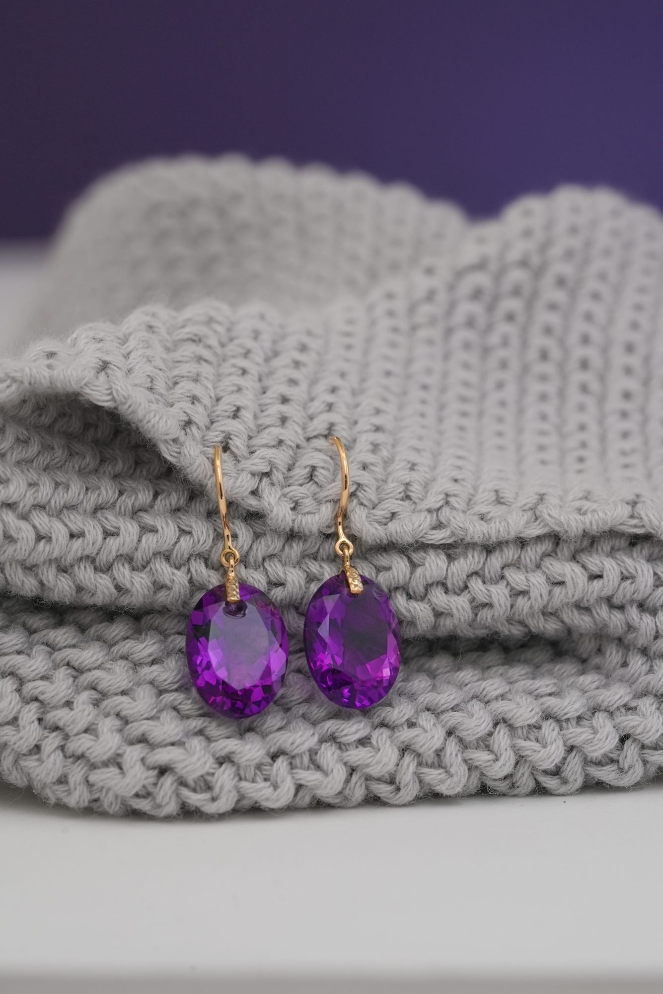Amethyst Earring